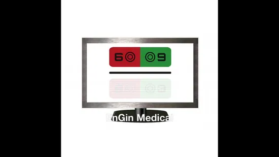 Optische Geräte, Sehtests, LCD-Sehschärfe-Optometrie-Fernsichtdiagramm für die Augenprüfung